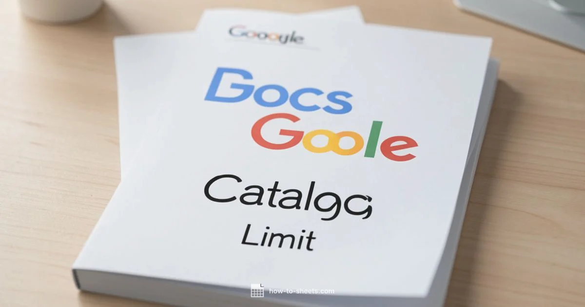 Docs Limit - How To Sheets