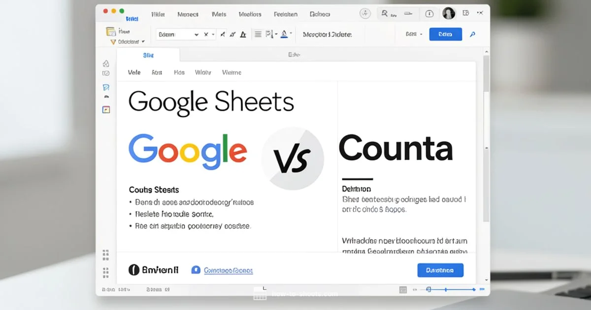 COUNT vs COUNTA in Sheets - How To Sheets