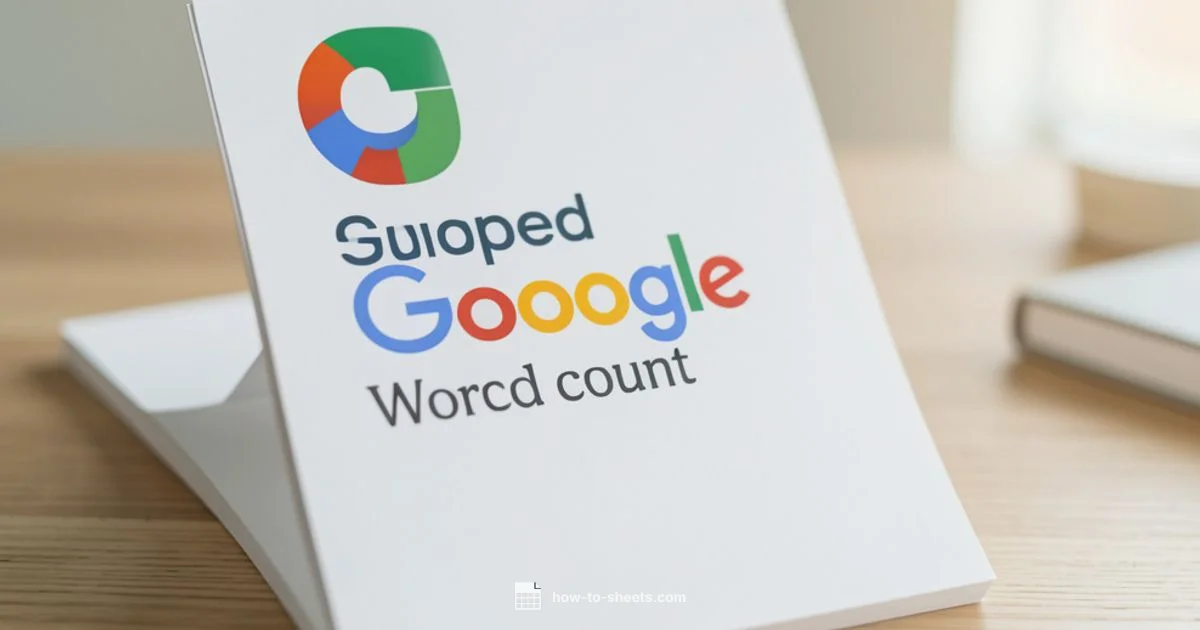 Word Count Guide - How To Sheets