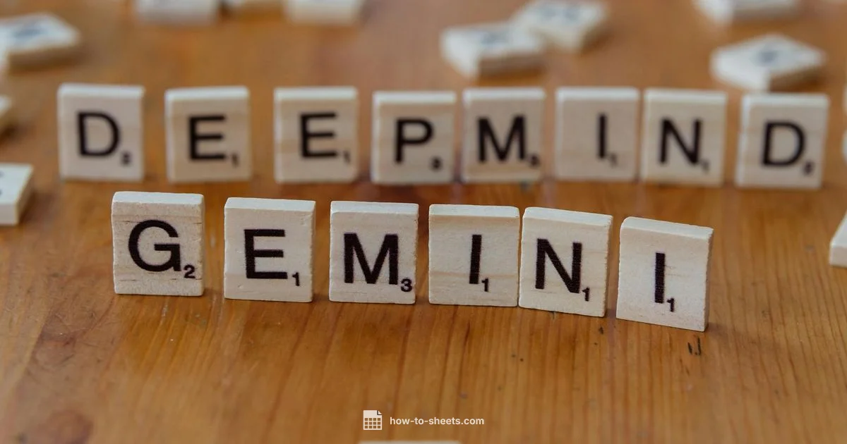 Gemini in Sheets Gemini in Sheets - How To Sheets