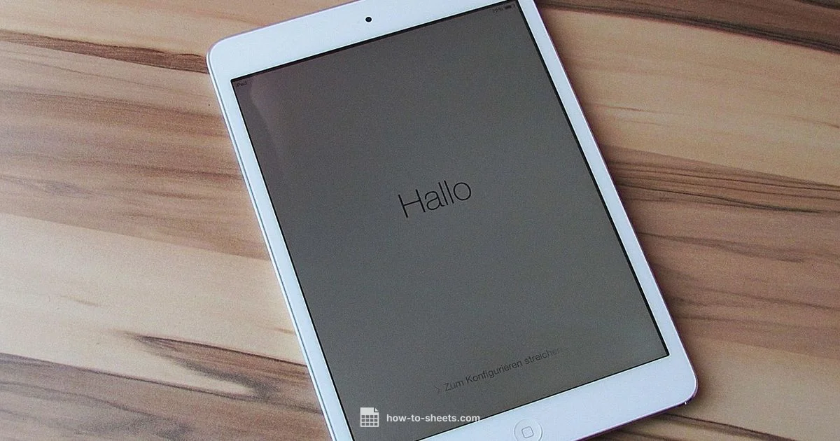 iPad Sheets Troubleshooting - How To Sheets