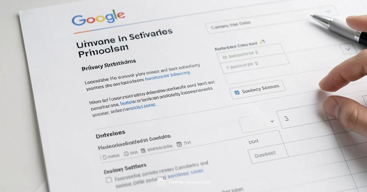 Sheets Privacy - How To Sheets