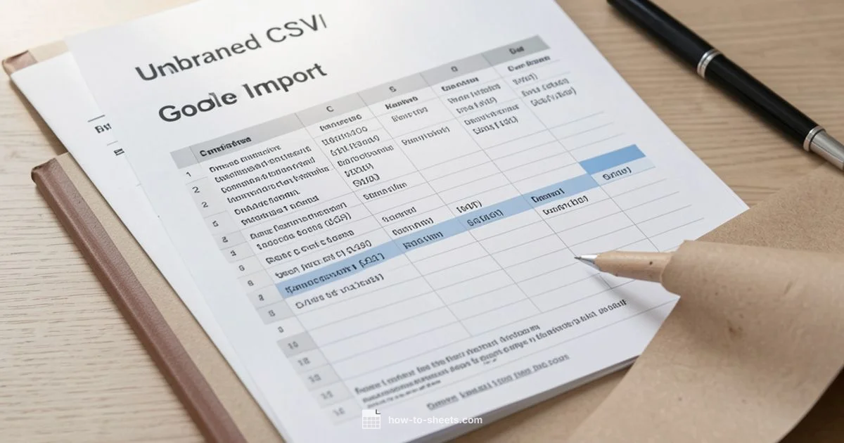 CSV Import in Sheets - How To Sheets