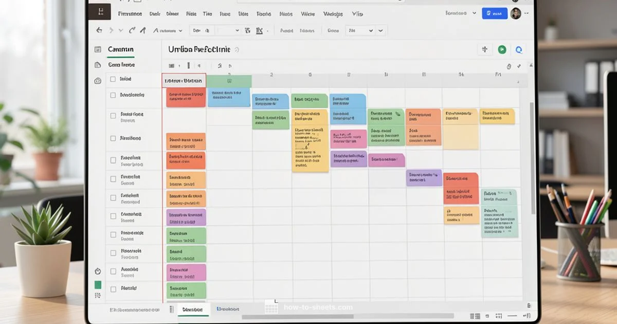 Timeline in Sheets - How To Sheets