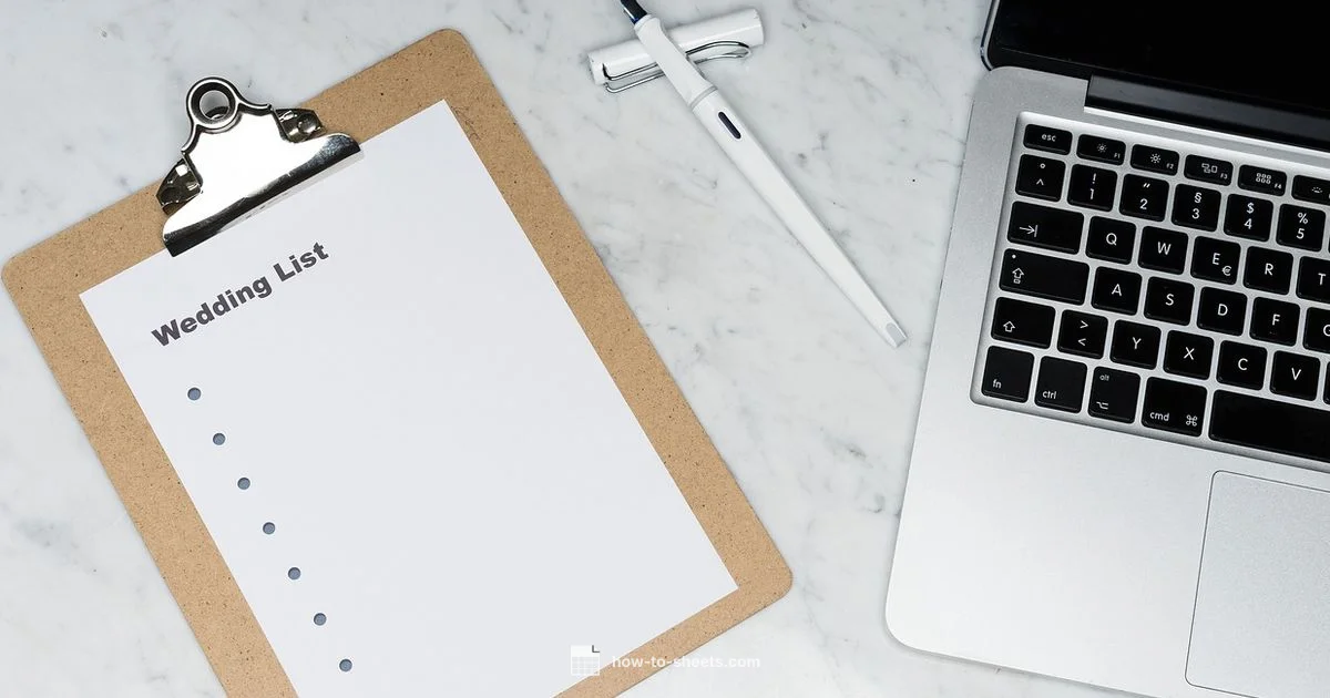 Guest List Template - How To Sheets