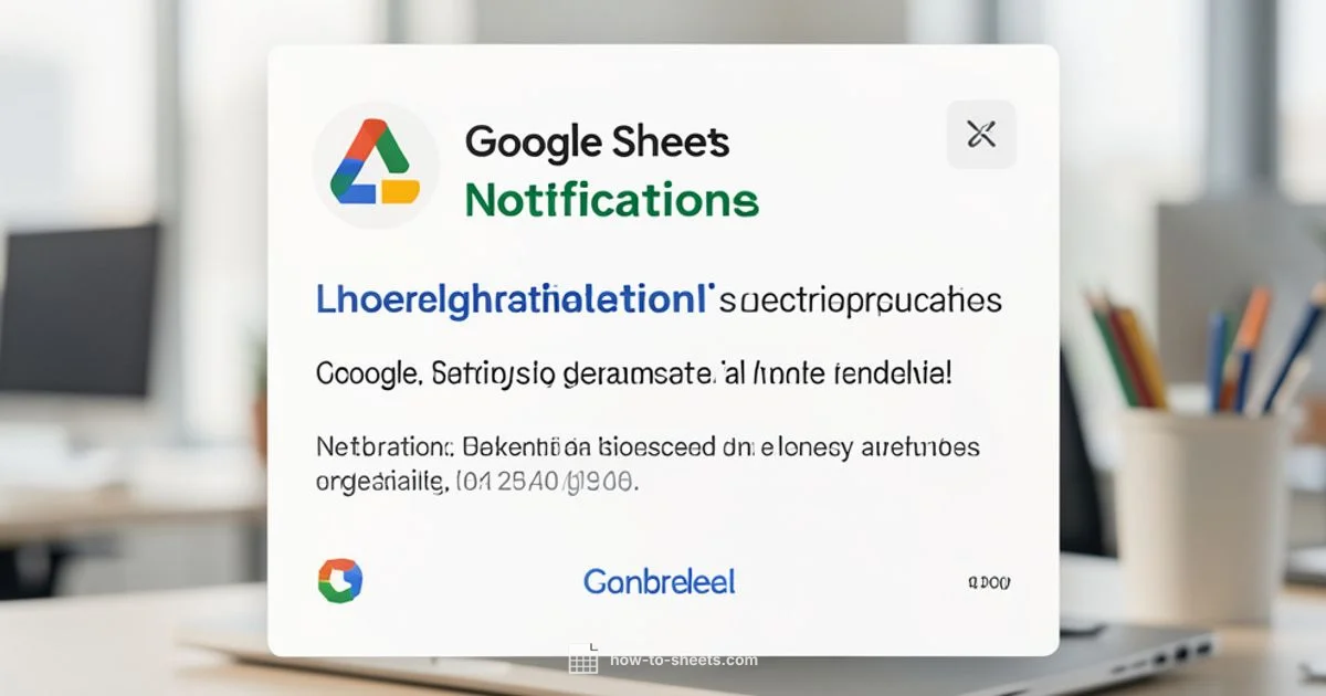 Notify in Sheets - How To Sheets