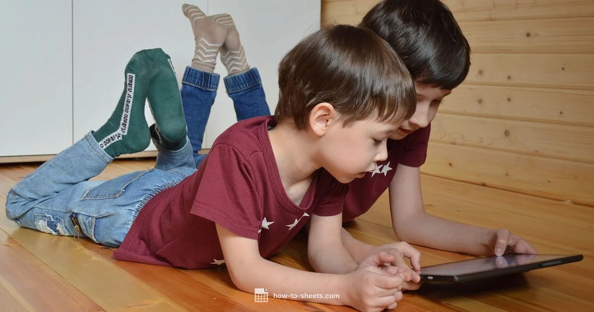 Kid-Friendly Sheets - How To Sheets