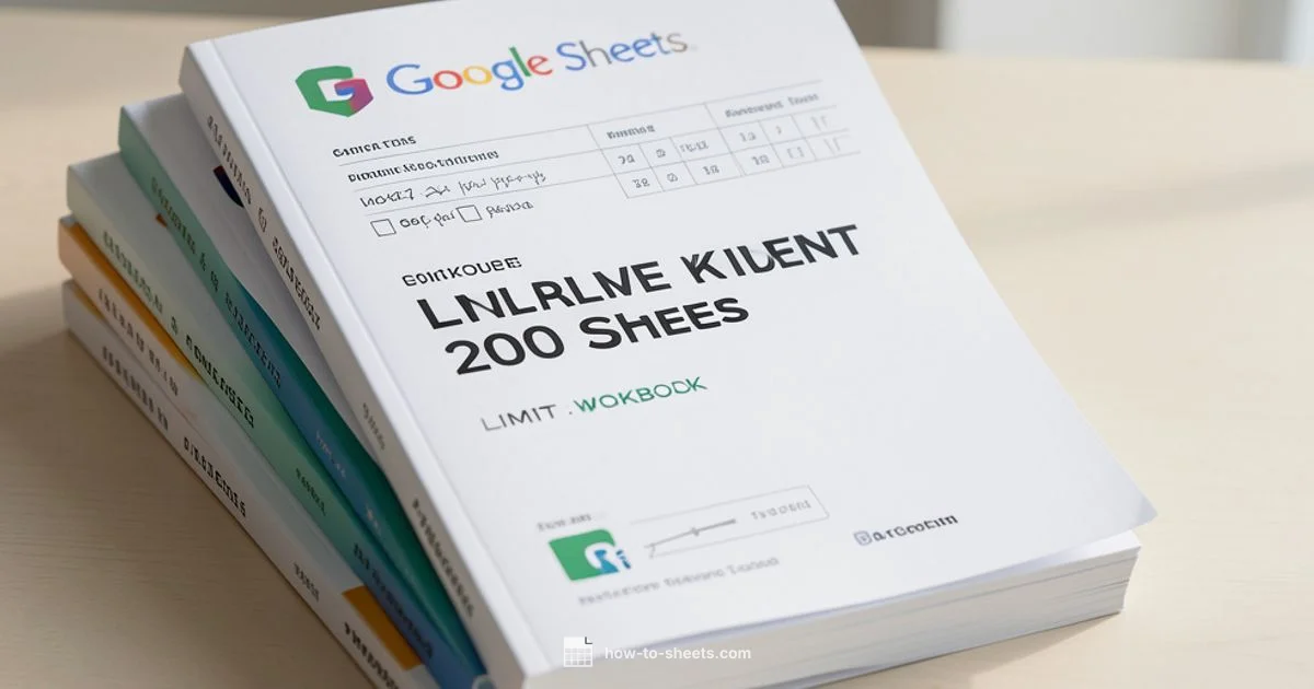 Max Sheets Limit - How To Sheets
