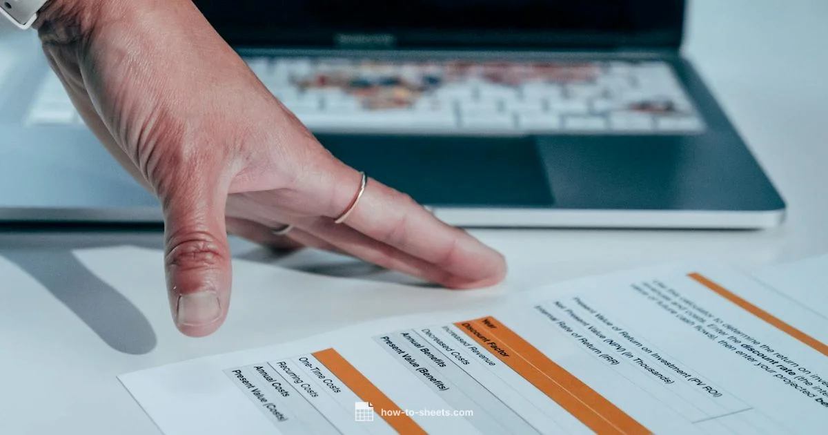 Net Worth Template - How To Sheets