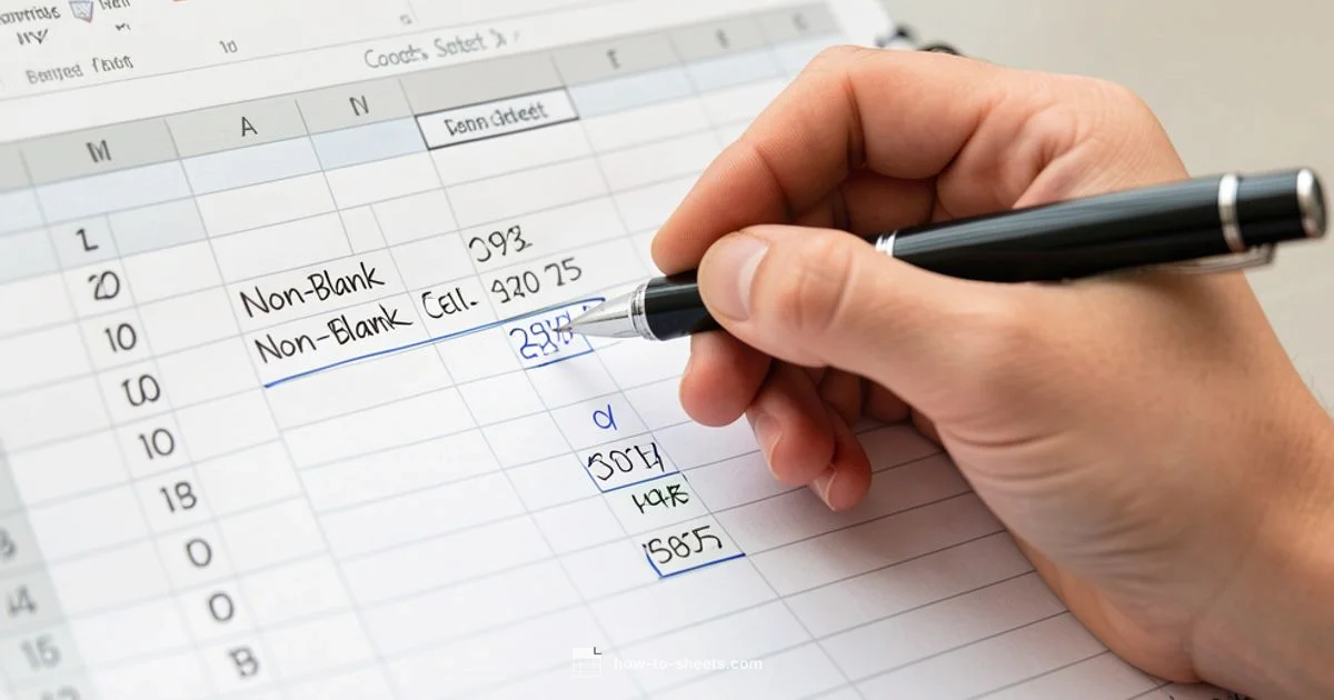 Non-Blank Count - How To Sheets