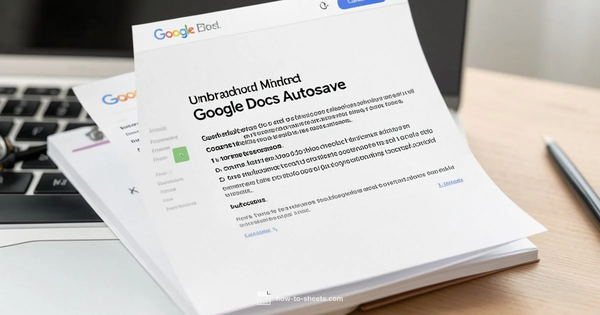 Autosave Location - How To Sheets