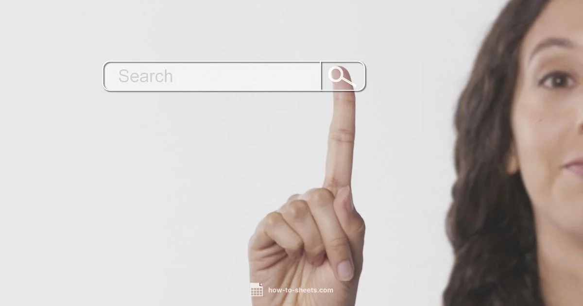 Search in Sheets - How To Sheets