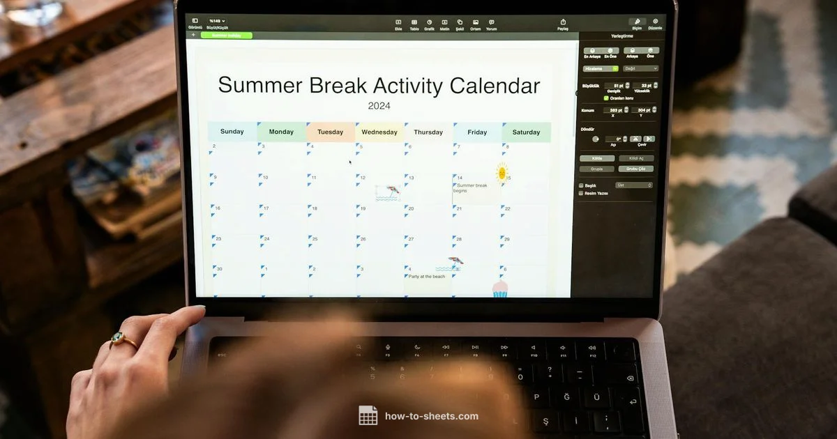 Year Planner in Sheets - How To Sheets