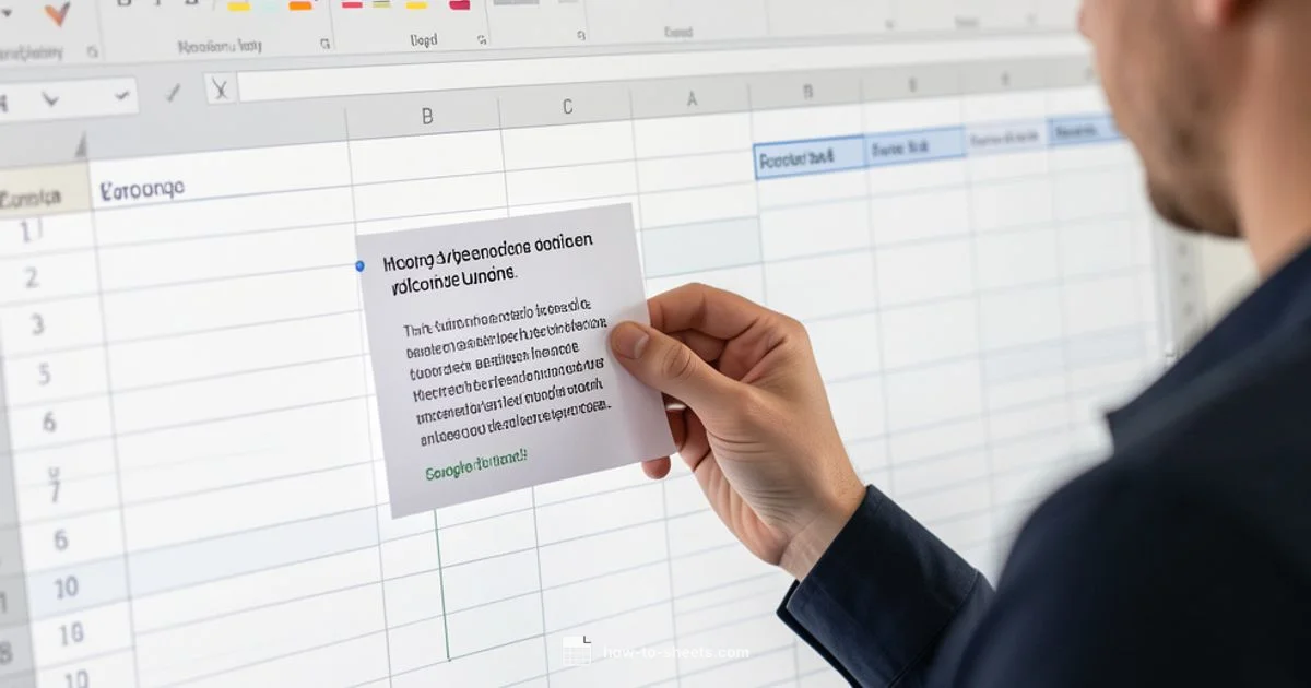 Text Box in Sheets - How To Sheets