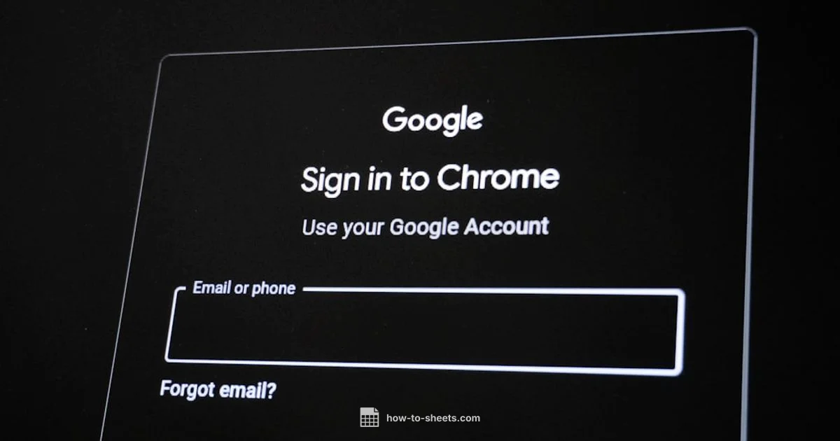 Google Sheets Login - How To Sheets