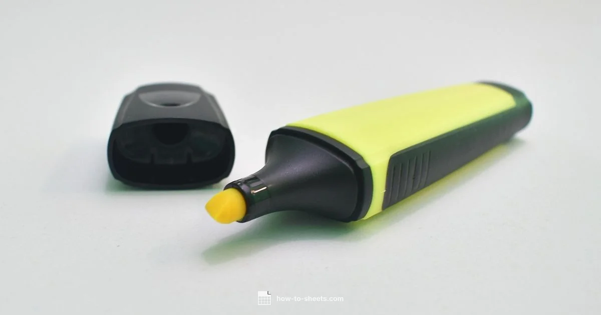 Highlight Text in Sheets - How To Sheets