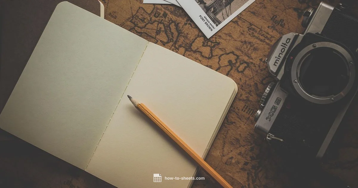 Trip Planner Template - How To Sheets