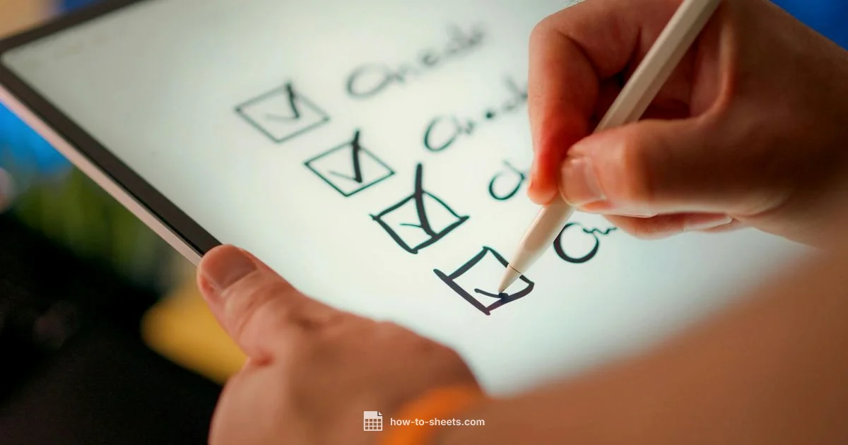 Checklist Template Checklist Template - How To Sheets