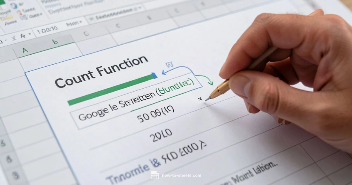 COUNT in Google Sheets - How To Sheets