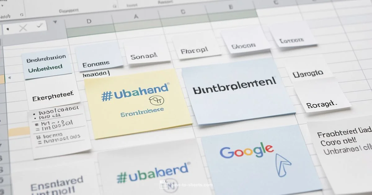 One Box in Sheets - How To Sheets