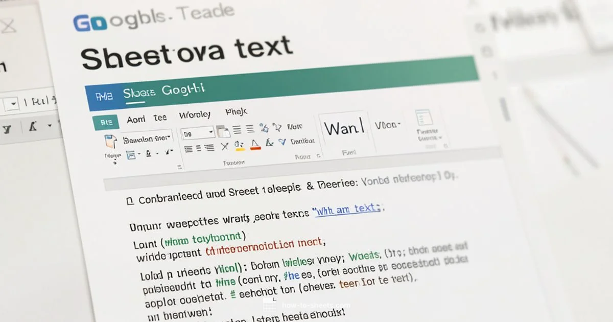 Wrap Text in Sheets Wrap Text in Sheets - How To Sheets