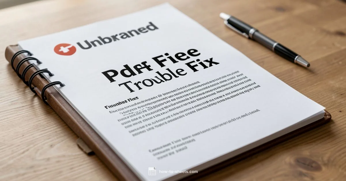 PDF Opening Troubles - How To Sheets