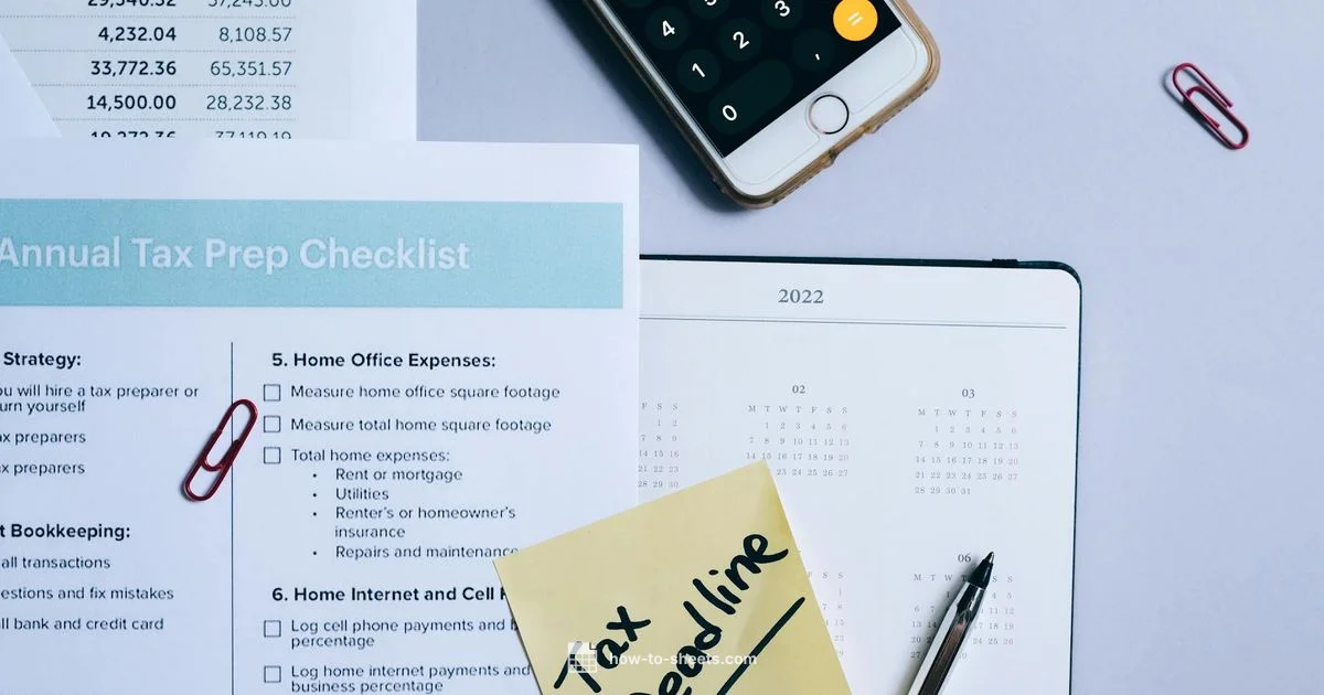 Yearly Budget Template - How To Sheets