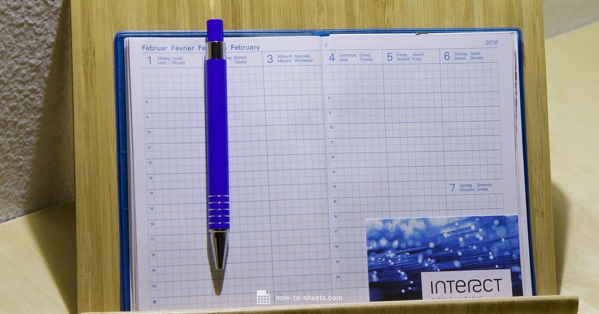 Sheets Calendar Guide - How To Sheets