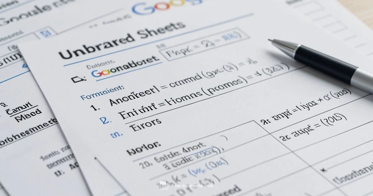 Formulas in Sheets - How To Sheets