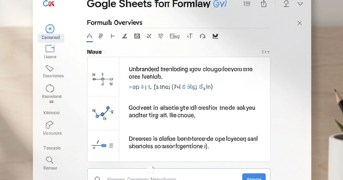 Formula Overview - How To Sheets