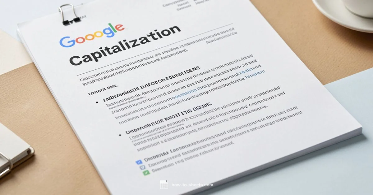 Cap I Fix - How To Sheets