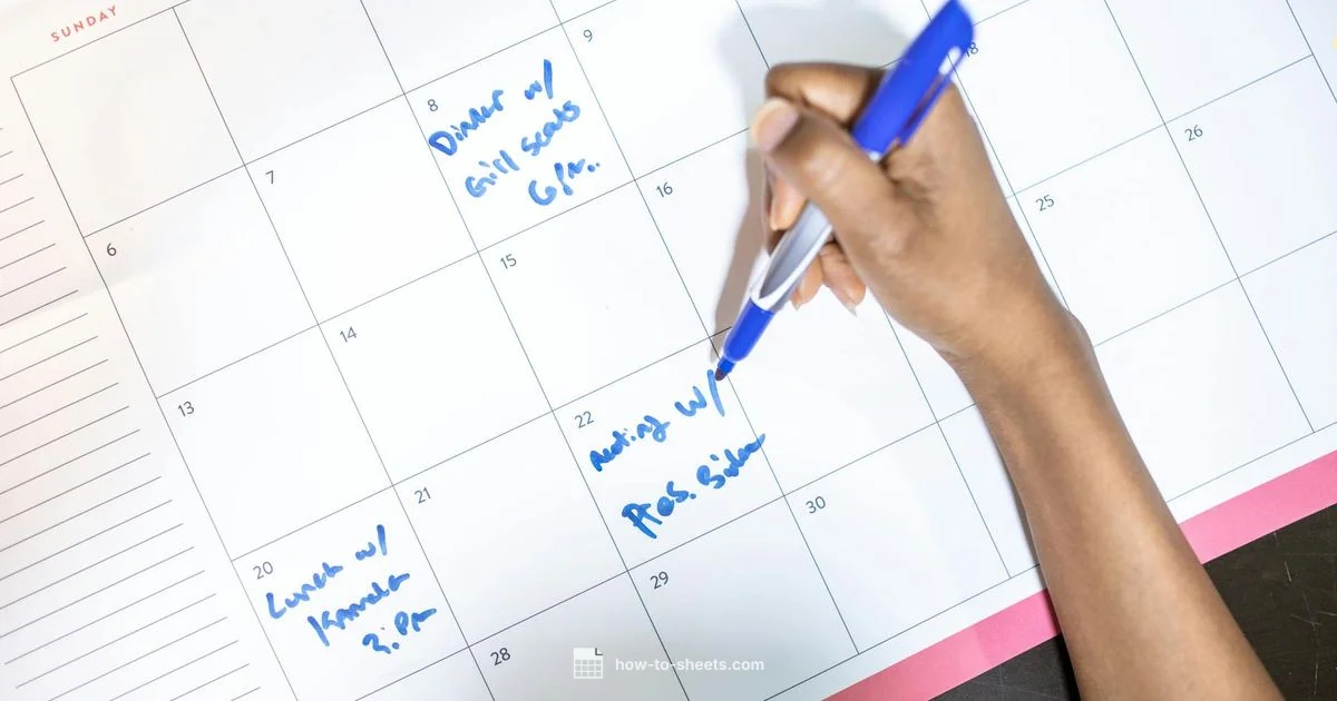 Day of Week in Sheets - How To Sheets