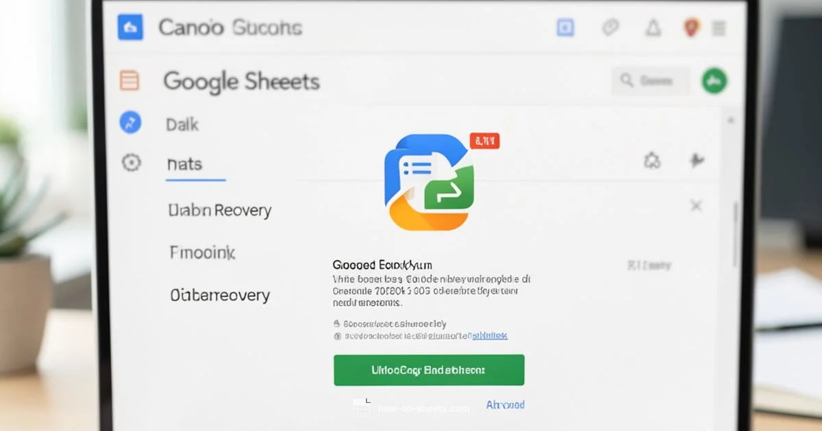 Sheet Recovery Guide - How To Sheets
