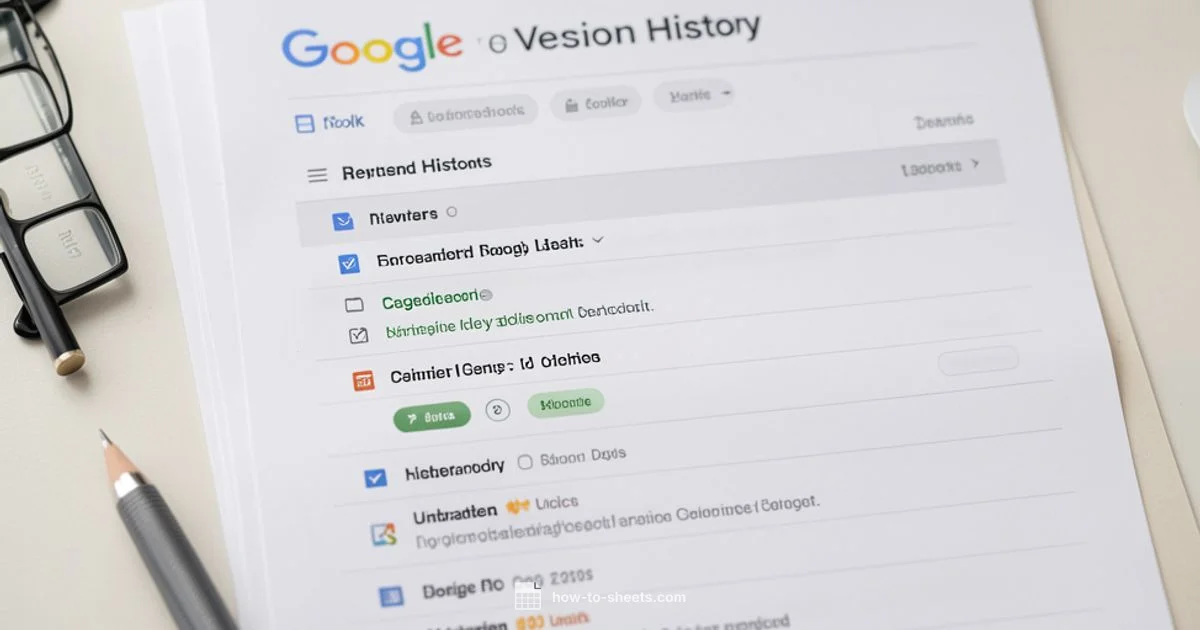 Edit History in Docs - How To Sheets