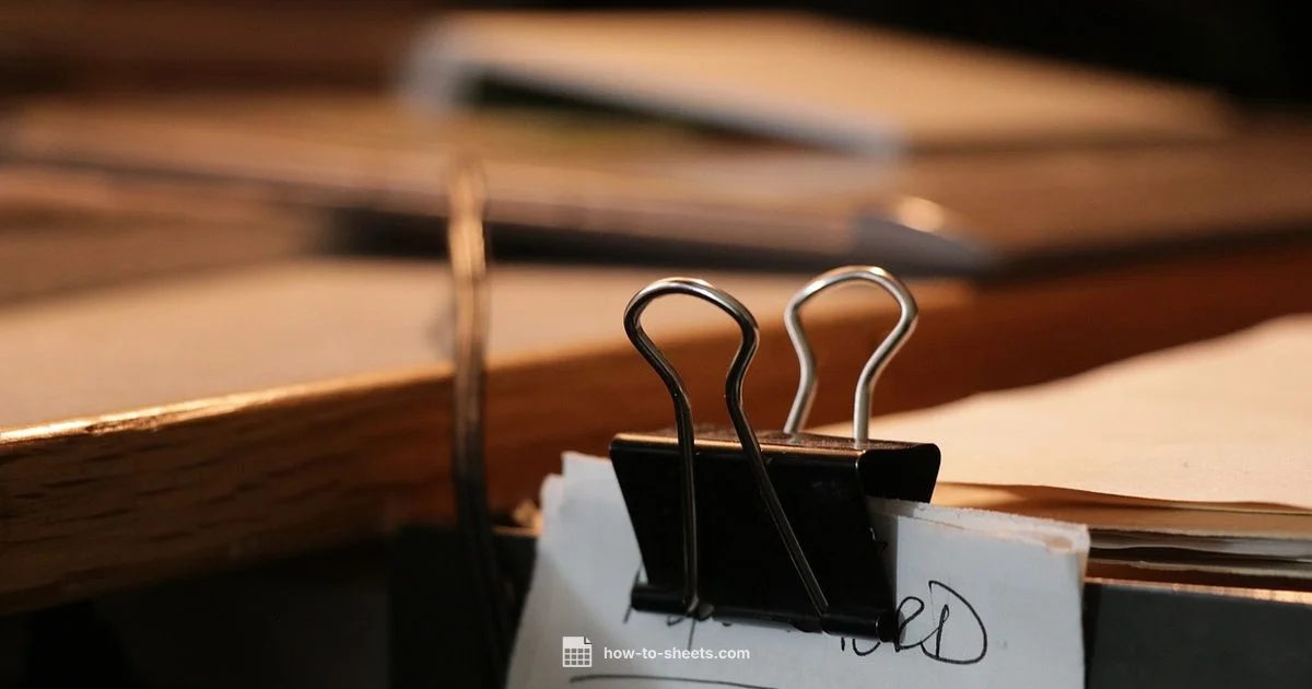 Financial Tracker - How To Sheets