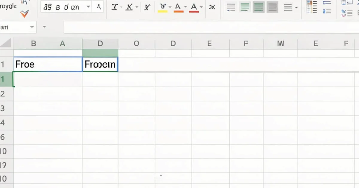Freeze Pane in Sheets Freeze Pane in Sheets - How To Sheets