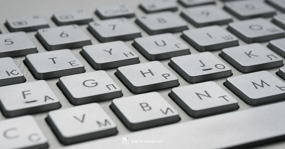 Insert Special Characters - How To Sheets