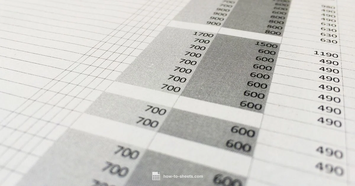 Sum a Column - How To Sheets