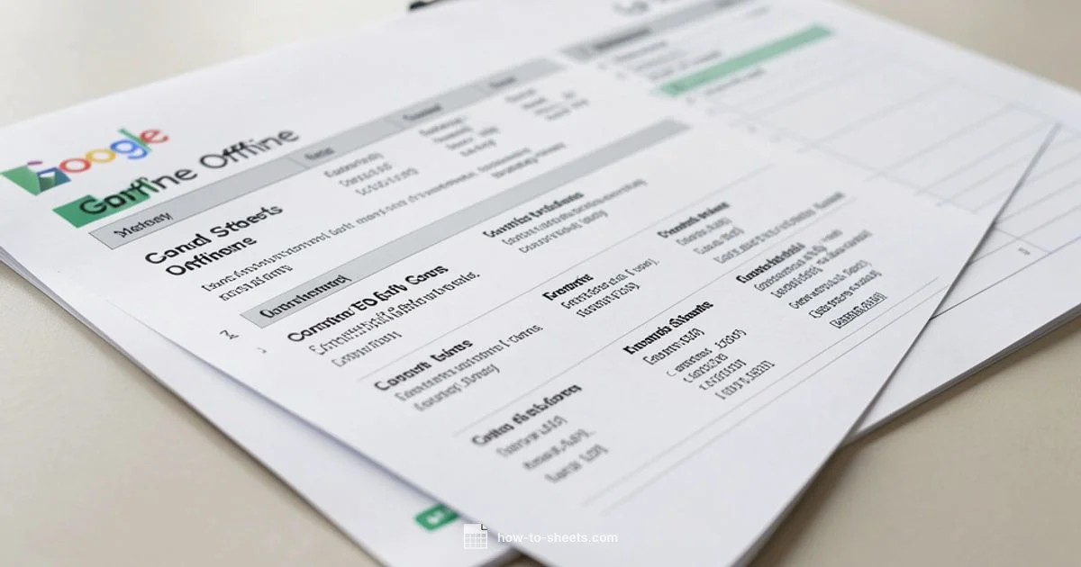 Offline in Sheets - How To Sheets