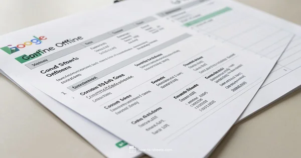Offline in Sheets - How To Sheets